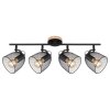 Globo JOSINA Spotlight brown, 4-light sources