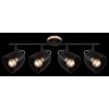 Globo JOSINA Spotlight brown, 4-light sources