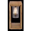 Globo CANDELA pedestal light Dark wood, 1-light source