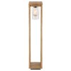 Globo CANDELA pedestal light Dark wood, 1-light source