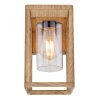 Globo CANDELA Outdoor Wall Light Dark wood, 1-light source