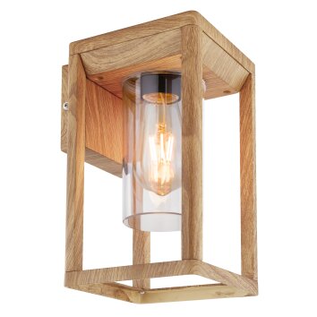 Globo CANDELA Outdoor Wall Light Dark wood, 1-light source