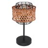 Globo GINA Table lamp Dark wood, black, 1-light source