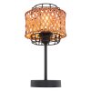 Globo GINA Table lamp Dark wood, black, 1-light source