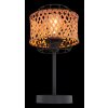 Globo GINA Table lamp Dark wood, black, 1-light source