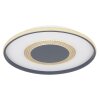 Globo NORA Ceiling Light LED anthracite, 1-light source, Remote control