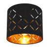 Globo CLARKE Ceiling Light black, 1-light source