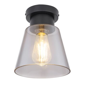 Globo GUMBA Ceiling Light black, 1-light source