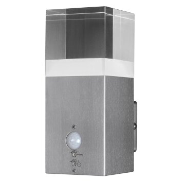 LEDVANCE ENDURA Outdoor Wall Light stainless steel, 1-light source, Motion sensor
