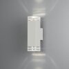 Konstsmide Antares Outdoor Wall Light white, 2-light sources