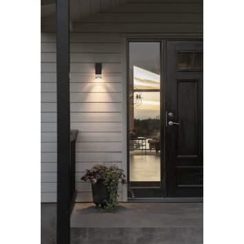 Konstsmide Antares Outdoor Wall Light black, 1-light source