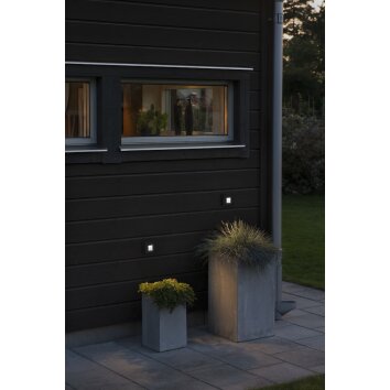 Konstsmide Chieri Outdoor Wall Light LED black, 8-light sources