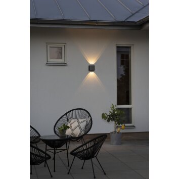 Konstsmide Chieri Outdoor Wall Light LED anthracite, 4-light sources