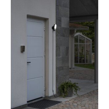 Konstsmide Smartlight Outdoor Wall Light LED black, 1-light source, Motion sensor