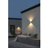 Konstsmide Gela Outdoor Wall Light LED white, 2-light sources