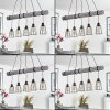 Canedo Pendant Light grey, black, 5-light sources