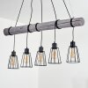Canedo Pendant Light grey, black, 5-light sources