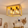 Torreglia Ceiling Light brown, black, 4-light sources