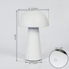 Telve Table lamp LED white, 1-light source