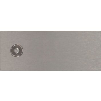 Albert 781 doorbell name plate stainless steel