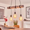 Canedo Pendant Light grey, black, 3-light sources