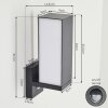 Swanek Outdoor Wall Light LED anthracite, 1-light source, Motion sensor