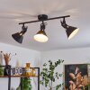 Upiano Ceiling Light black, 3-light sources