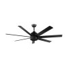 Eglo AZAR 60 ceiling fan black, Remote control