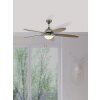 Eglo SUSALE ceiling fan matt nickel, 1-light source