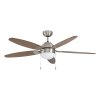 Eglo SUSALE ceiling fan matt nickel, 1-light source