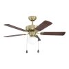 Eglo CADIZ ceiling fan antique brass, 1-light source