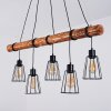 Canedo Pendant Light brown, black, 5-light sources