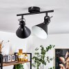 Upiano Ceiling Light black, 2-light sources