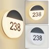 Eppeland house number light LED black, 1-light source