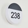 Eppeland house number light LED black, 1-light source