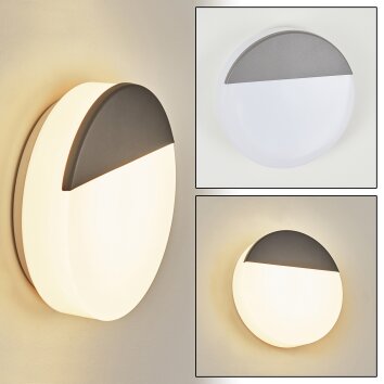 Eppeland Outdoor Wall Light LED anthracite, 1-light source
