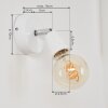 Musland Wall Light white, 1-light source