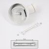 Musland Wall Light white, 1-light source