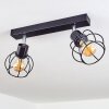 Orkanger Ceiling Light chrome, black, 2-light sources