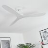 Mella ceiling fan white, Remote control