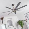 Aargaard ceiling fan stainless steel, Remote control