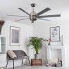 Aargaard ceiling fan stainless steel, Remote control