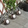 Sameo Set of 3 solar lights LED brown, 4-light sources