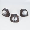 Sameo Set of 3 solar lights LED brown, 4-light sources