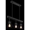 Globo MINA Pendant Light black, 3-light sources