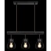 Globo MINA Pendant Light black, 3-light sources