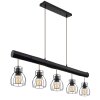 Globo MINA Pendant Light black, 5-light sources