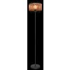 Globo GINA Floor Lamp Dark wood, black, 1-light source