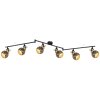 Globo SARRA Ceiling Light black, 6-light sources