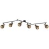 Globo SARRA Ceiling Light black, 6-light sources